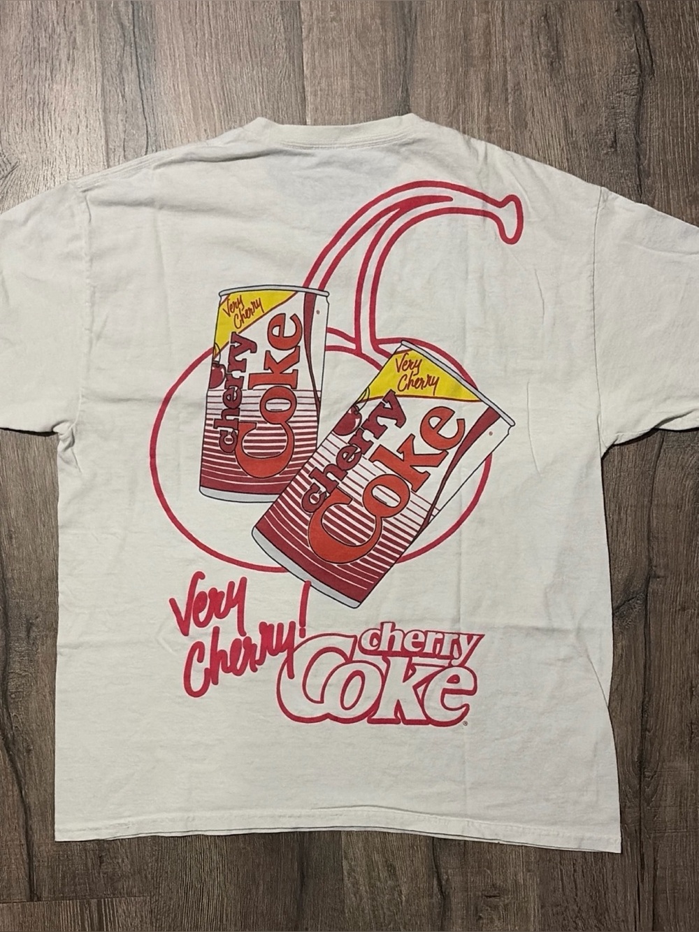 Ripple Junction White Tee with Black Coca-Cola Script